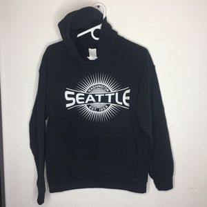 Seattle Washington Medium Hoodie Sweatshirt